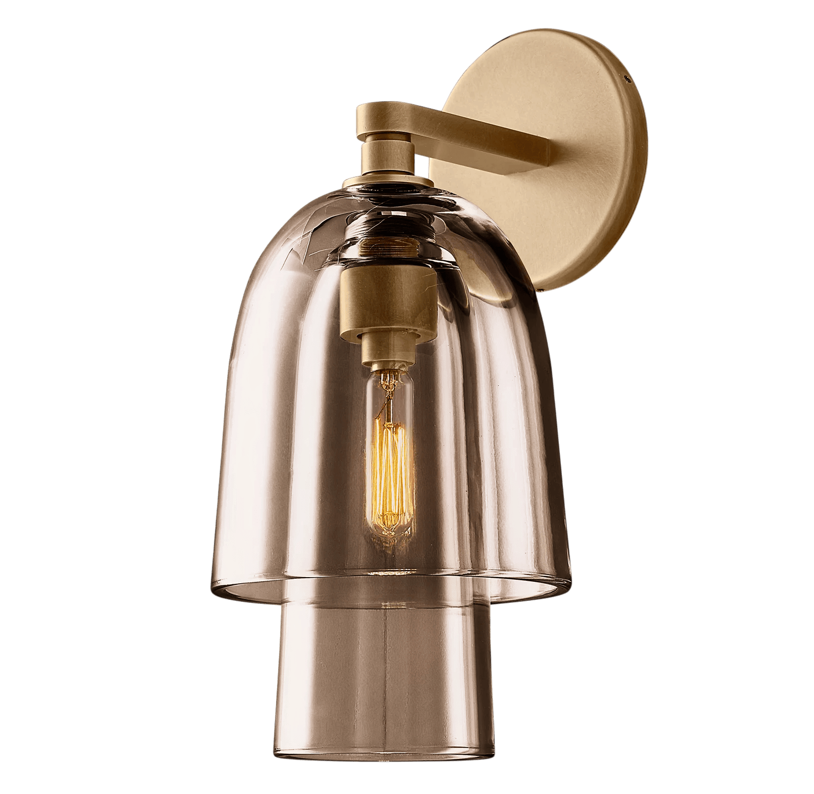 Blom Glass Flute Sconce - Cyran Lamps