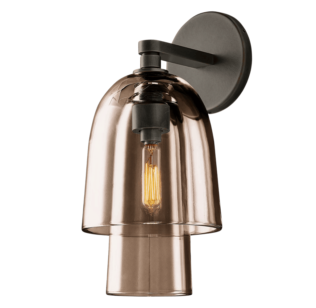 Blom Glass Flute Sconce - Cyran Lamps