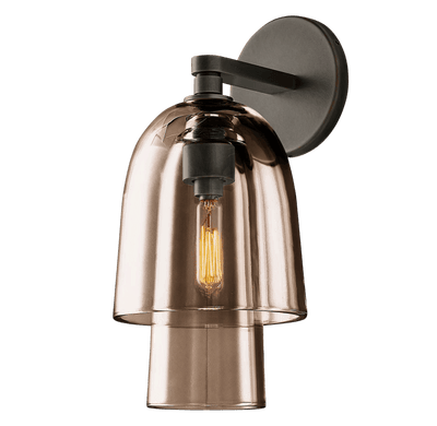 Blom Glass Flute Sconce - Cyran Lamps