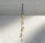 Bubble Clear Glass Cascade Pendant - Cyran Lamps