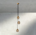 Bubble Clear Glass Cascade Pendant - Cyran Lamps