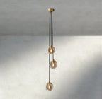Bubble Clear Glass Cascade Pendant - Cyran Lamps