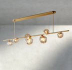Bubble Clear Glass Linear Chandelier - Cyran Lamps