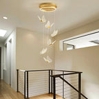Butterfly Chandelierv Modern Metal Disk Acrylic Ceiling Light - Cyran Lamps