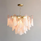 Caia Murano Glass Chandelier for Living Room - Cyran Lamps