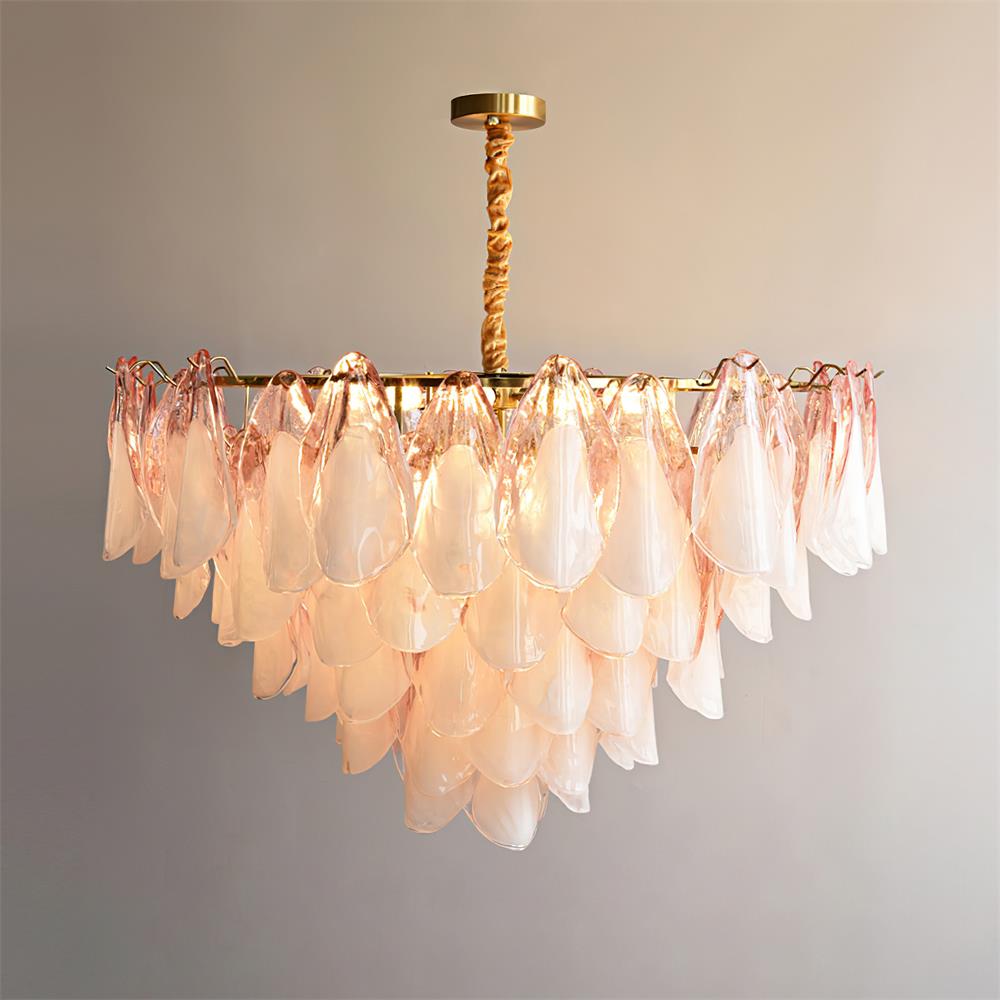 Caia Murano Glass Chandelier for Living Room - Cyran Lamps