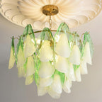 Caia Murano Glass Chandelier for Living Room - Cyran Lamps
