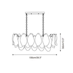 Caia Murano Glass Chandelier for Living Room - Cyran Lamps