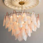 Caia Murano Glass Chandelier for Living Room - Cyran Lamps