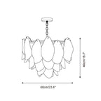 Caia Murano Glass Chandelier for Living Room - Cyran Lamps