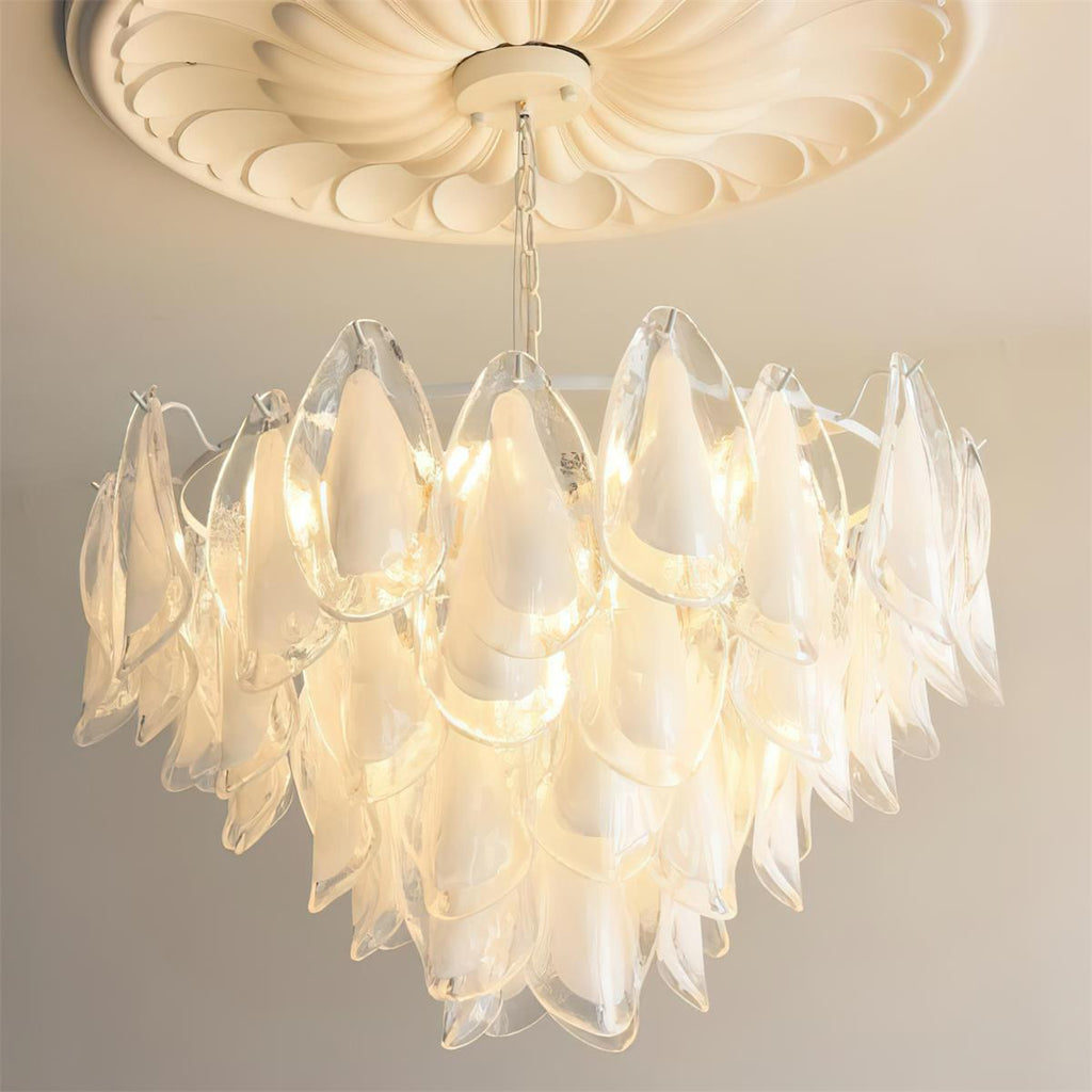 Caia Murano Glass Chandelier for Living Room - Cyran Lamps