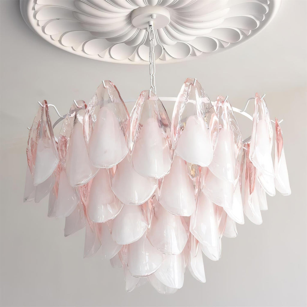 Caia Murano Glass Chandelier for Living Room - Cyran Lamps