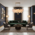 Caia Murano Glass Chandelier for Living Room - Cyran Lamps