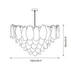 Caia Murano Glass Chandelier for Living Room - Cyran Lamps