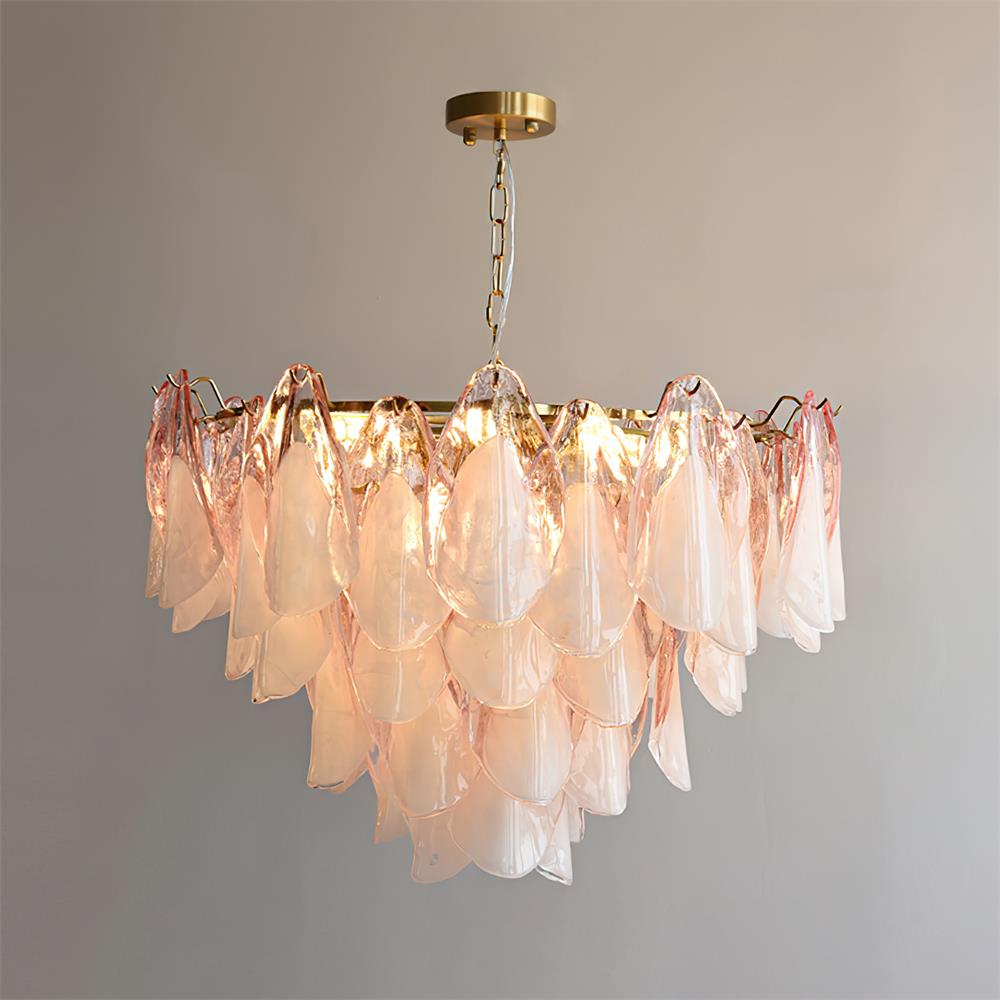 Caia Murano Glass Chandelier for Living Room - Cyran Lamps
