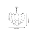 Caia Murano Glass Chandelier for Living Room - Cyran Lamps