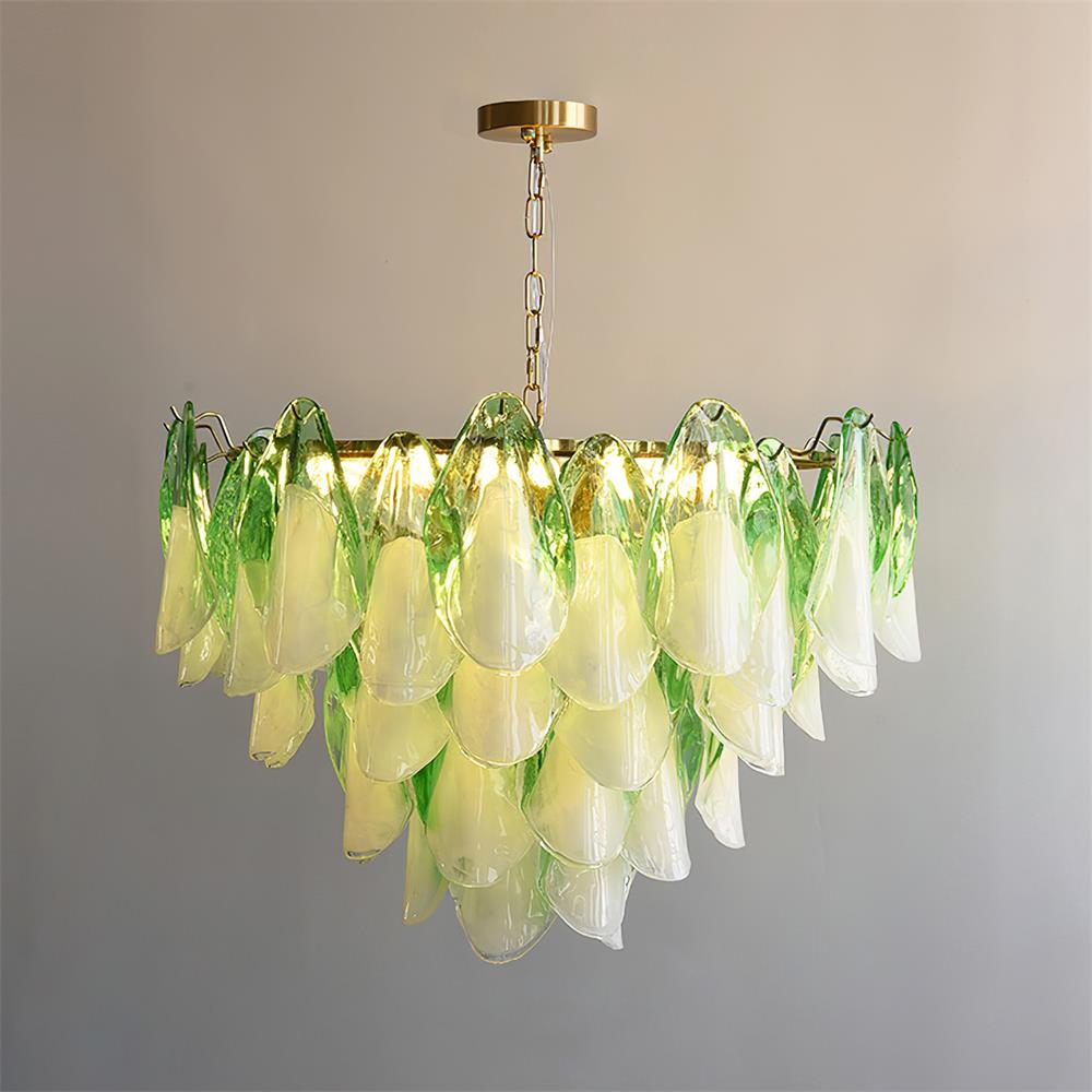 Caia Murano Glass Chandelier for Living Room - Cyran Lamps