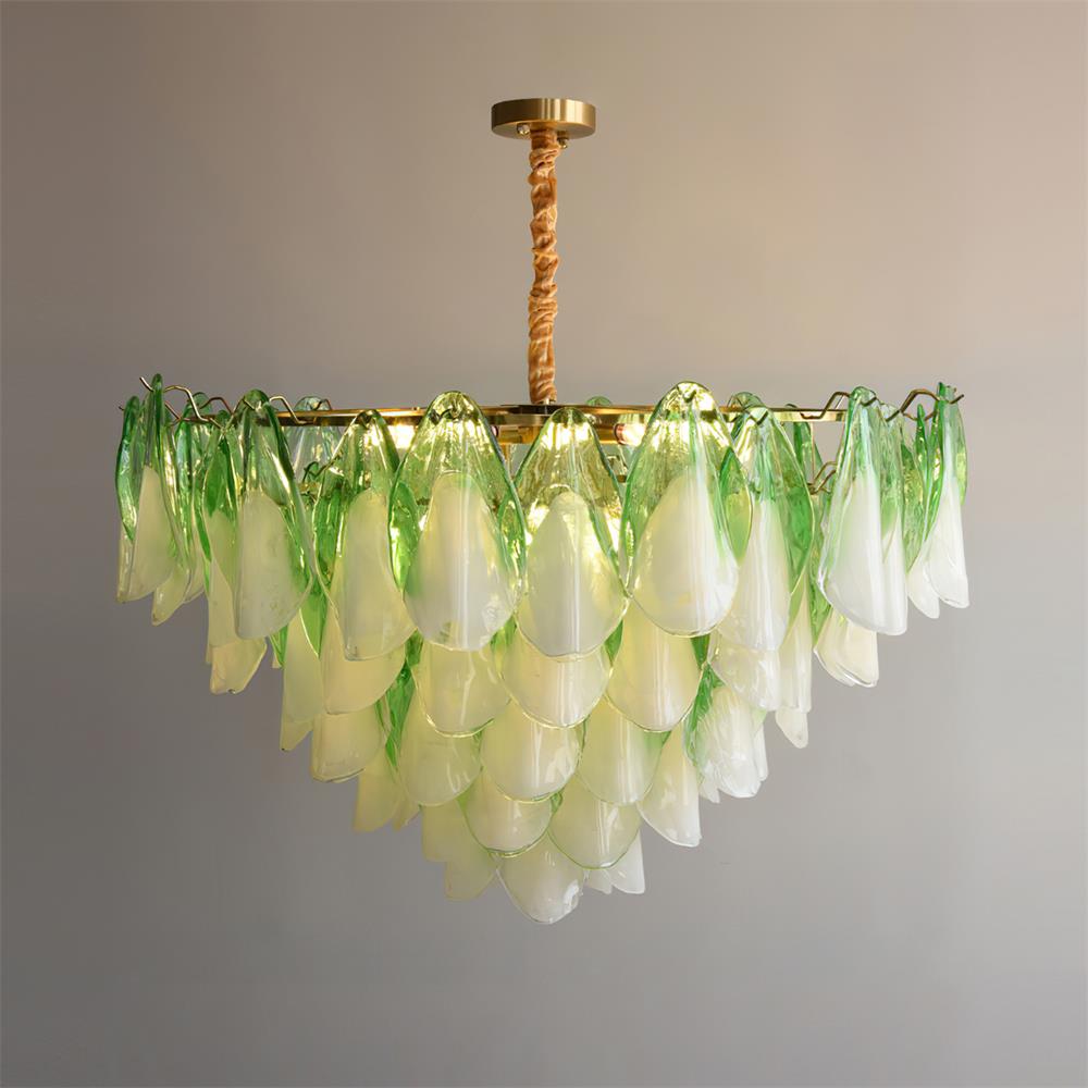 Caia Murano Glass Chandelier for Living Room - Cyran Lamps