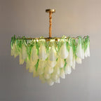 Caia Murano Glass Chandelier for Living Room - Cyran Lamps