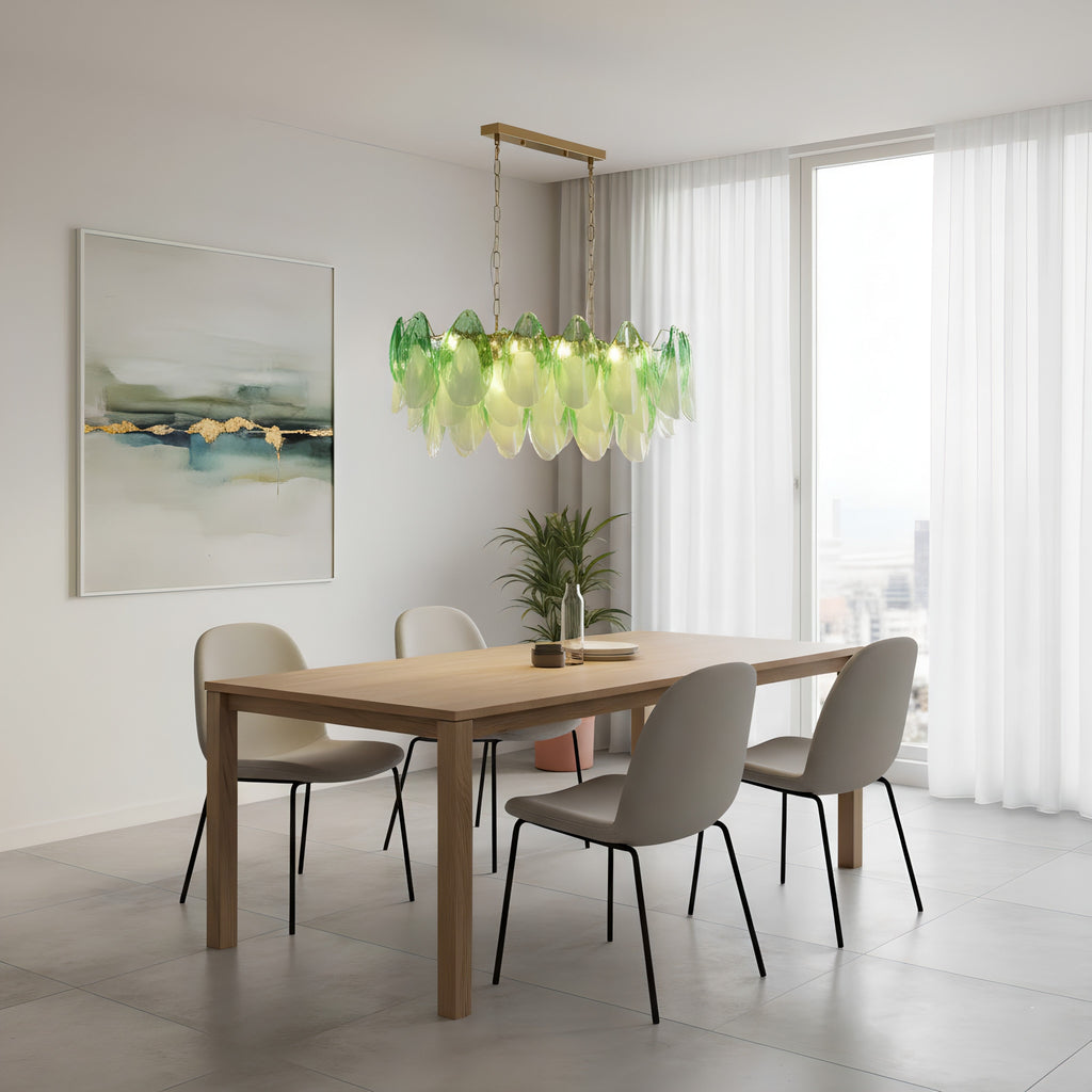 Caia Murano Glass Chandelier for Living Room - Cyran Lamps