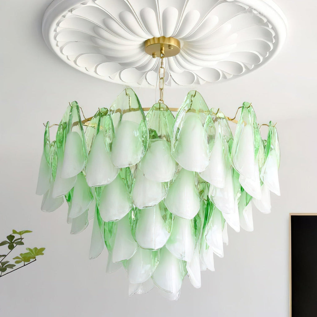 Caia Murano Glass Chandelier for Living Room - Cyran Lamps