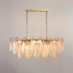 Caia Murano Glass Chandelier for Living Room - Cyran Lamps