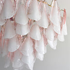 Caia Murano Glass Chandelier for Living Room - Cyran Lamps