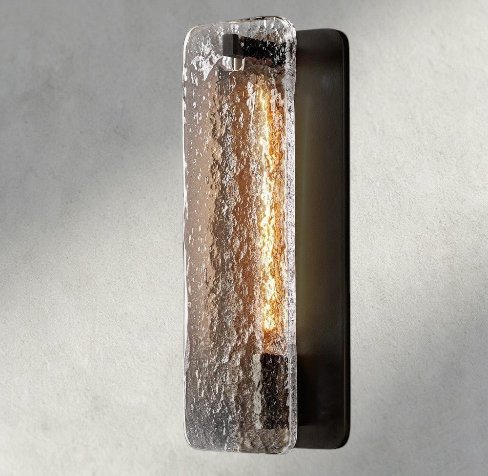 Calam Glass/ Alabaster Sconce 13", 16" - Cyran Lamps