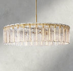Calam Glass Round Chandelier 36", 48", 60" - Cyran Lamps