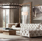 Camena Vintage Candelabra Round Chandelier - Cyran Lamps