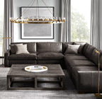 Camena Vintage Candelabra Round Chandelier - Cyran Lamps