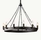 Camena Vintage Candelabra Round Chandelier - Cyran Lamps