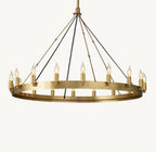 Camena Vintage Candelabra Round Chandelier - Cyran Lamps