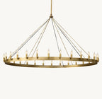 Camena Vintage Candelabra Round Chandelier - Cyran Lamps