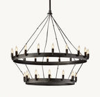 Camena Vintage Candelabra Two - Tier Chandelier - Cyran Lamps
