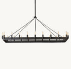 Camena Vintage Filament Rectangular Chandelier - Cyran Lamps