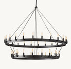 Camena Vintage Filament Two - Tier Chandelier - Cyran Lamps