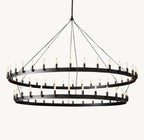 Camena Vintage Filament Two - Tier Chandelier - Cyran Lamps
