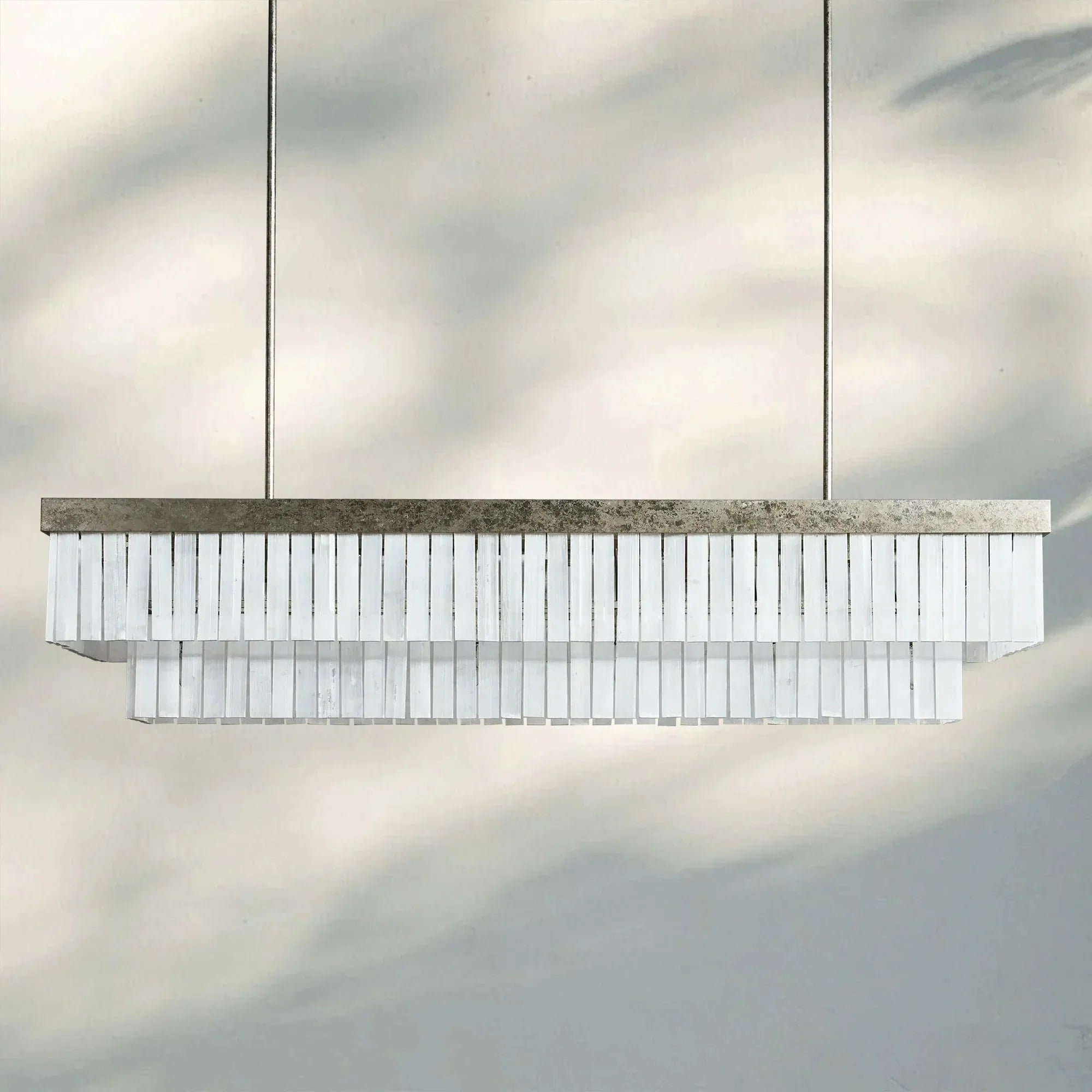 Cameron Rectangular Chandelier 49''59'' - Cyran Lamps
