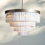 Cameron Round Chandelier 3/4 Tier - Cyran Lamps