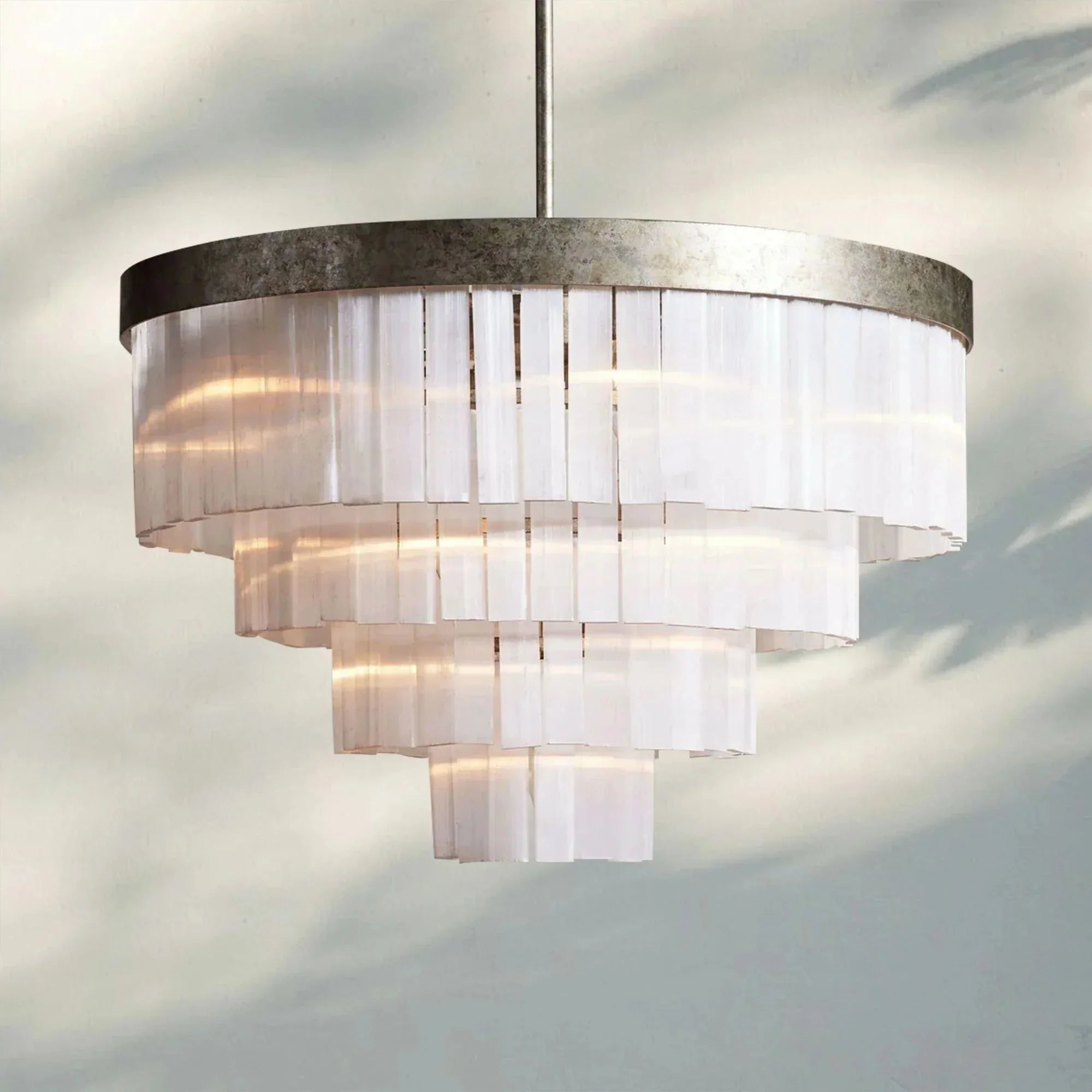Cameron Round Chandelier 3/4 Tier - Cyran Lamps
