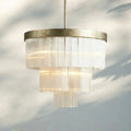 Cameron Round Chandelier 3/4 Tier - Cyran Lamps