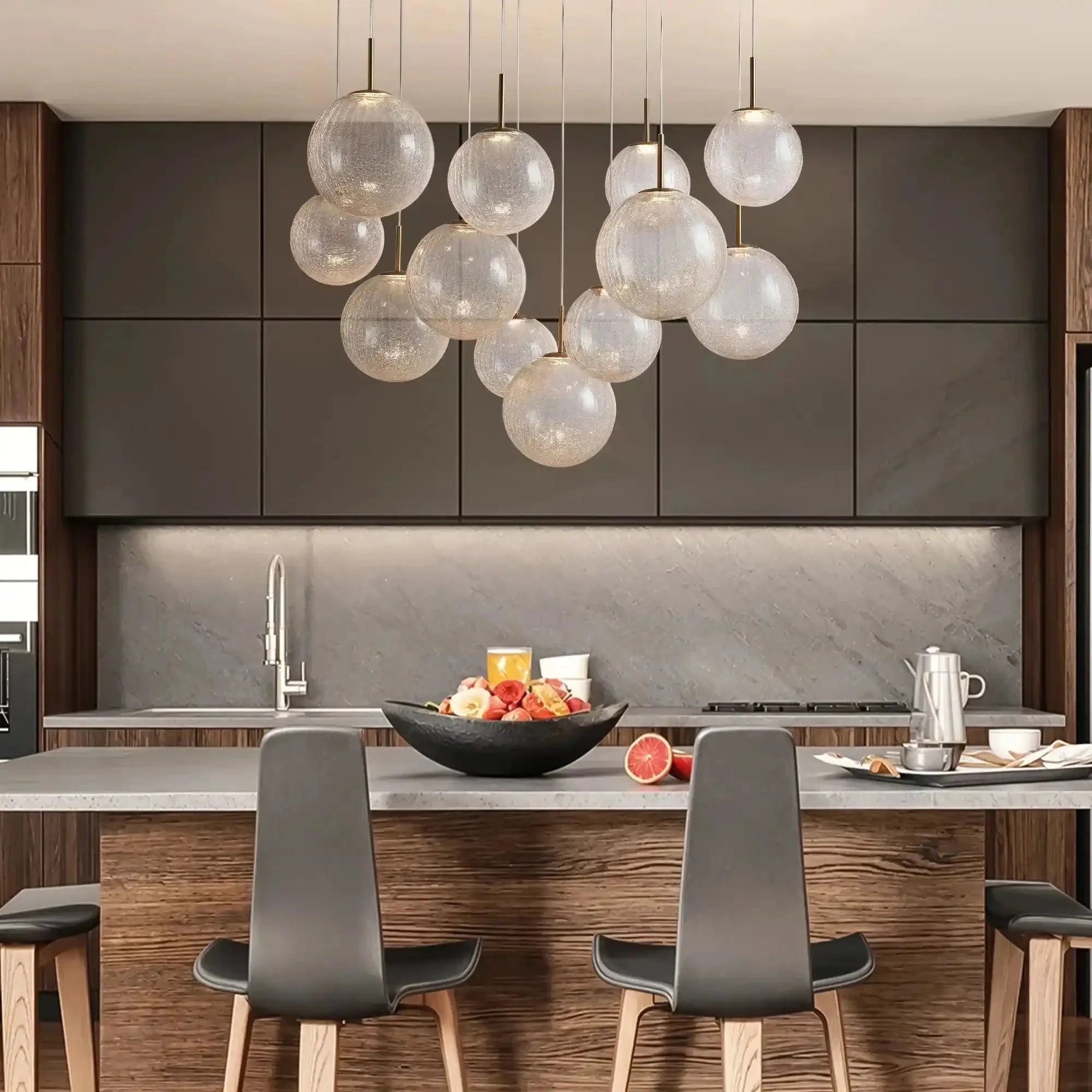 Casen Linear Chandelier 55", 65" - Cyran Lamps