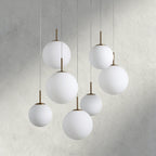 Casen Round Chandelier 20", 28", 34", 43" - Cyran Lamps