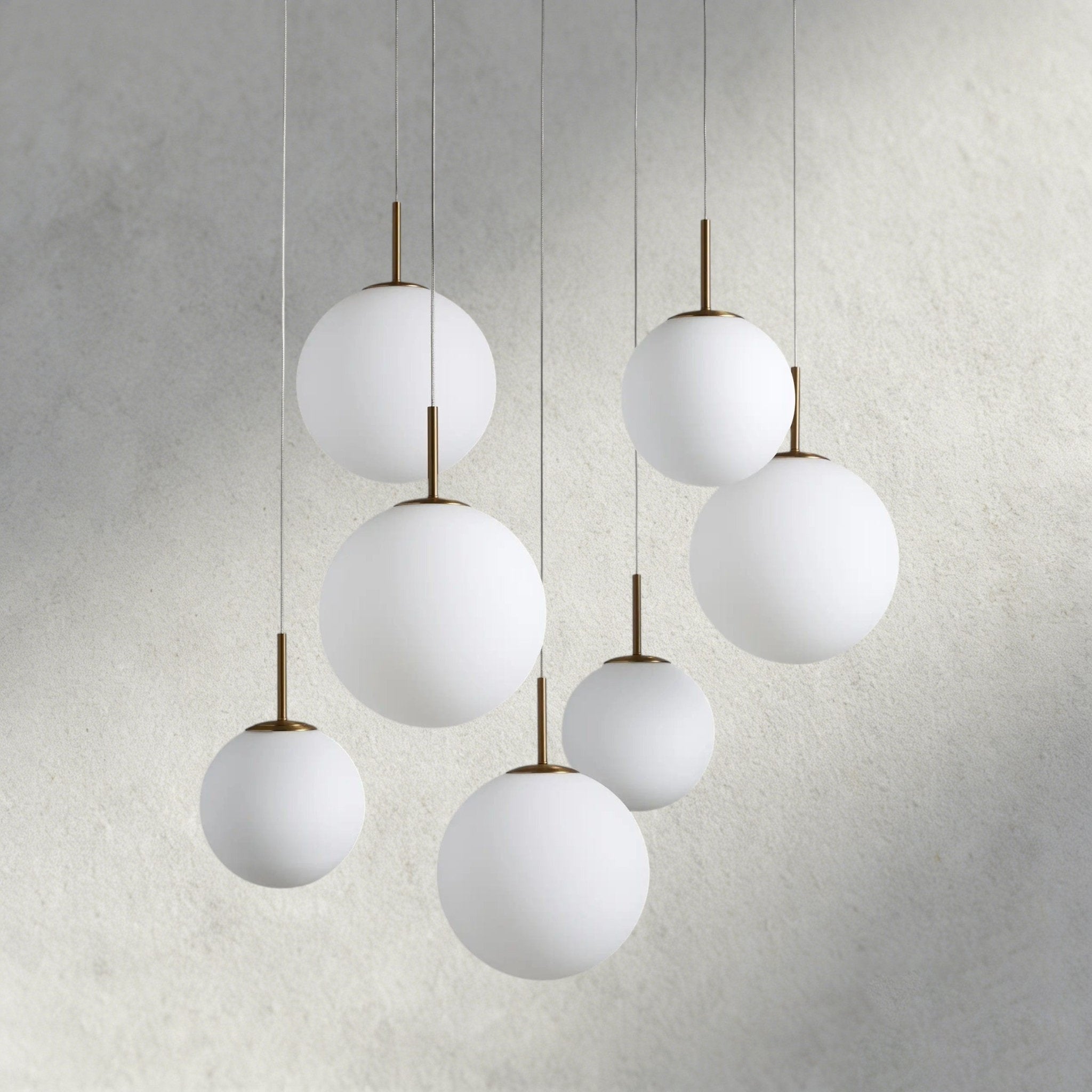 Casen Round Chandelier 20", 28", 34", 43" - Cyran Lamps