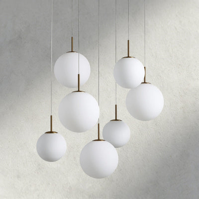 Casen Round Chandelier 20", 28", 34", 43" - Cyran Lamps