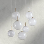 Casen Round Chandelier 20", 28", 34", 43" - Cyran Lamps
