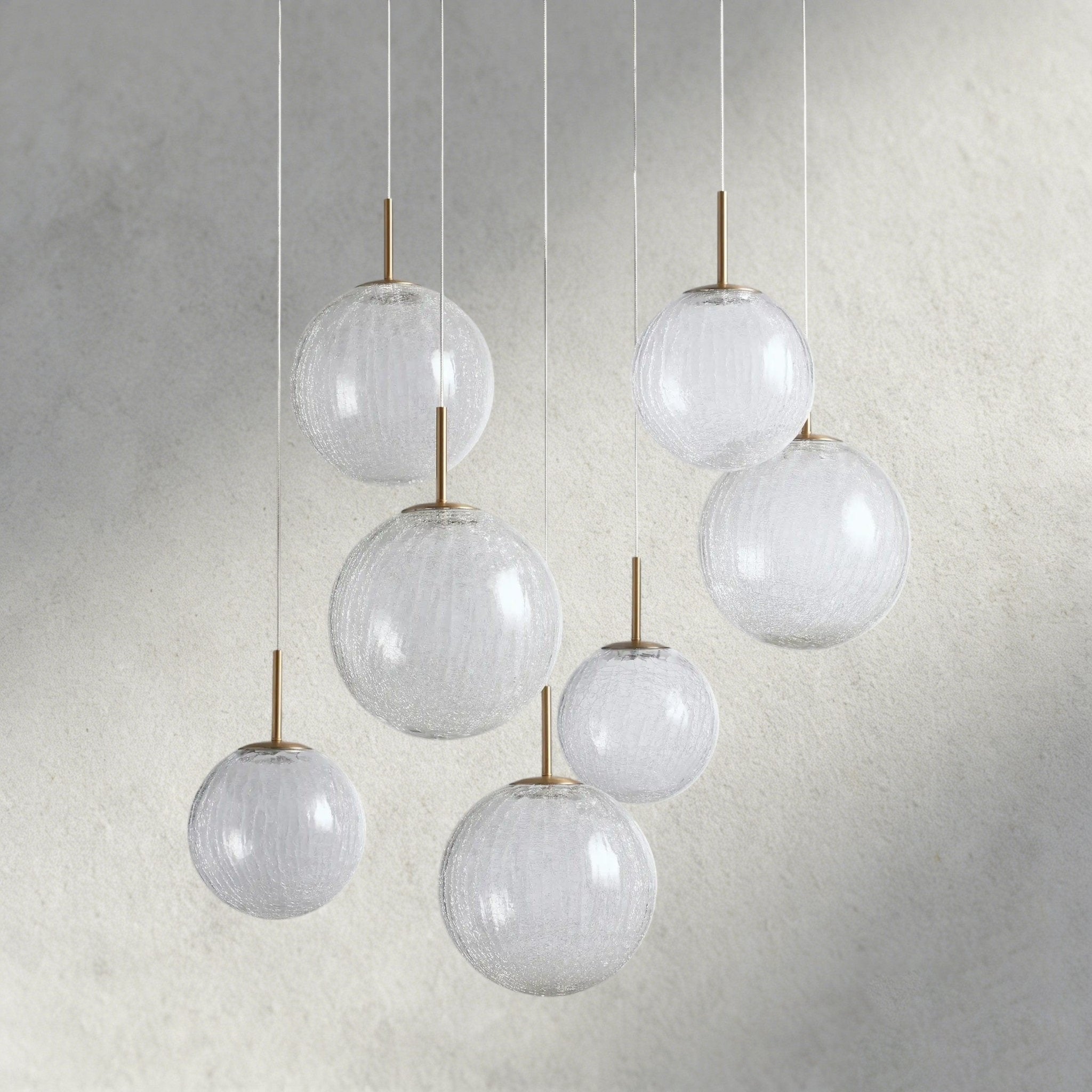 Casen Round Chandelier 20", 28", 34", 43" - Cyran Lamps