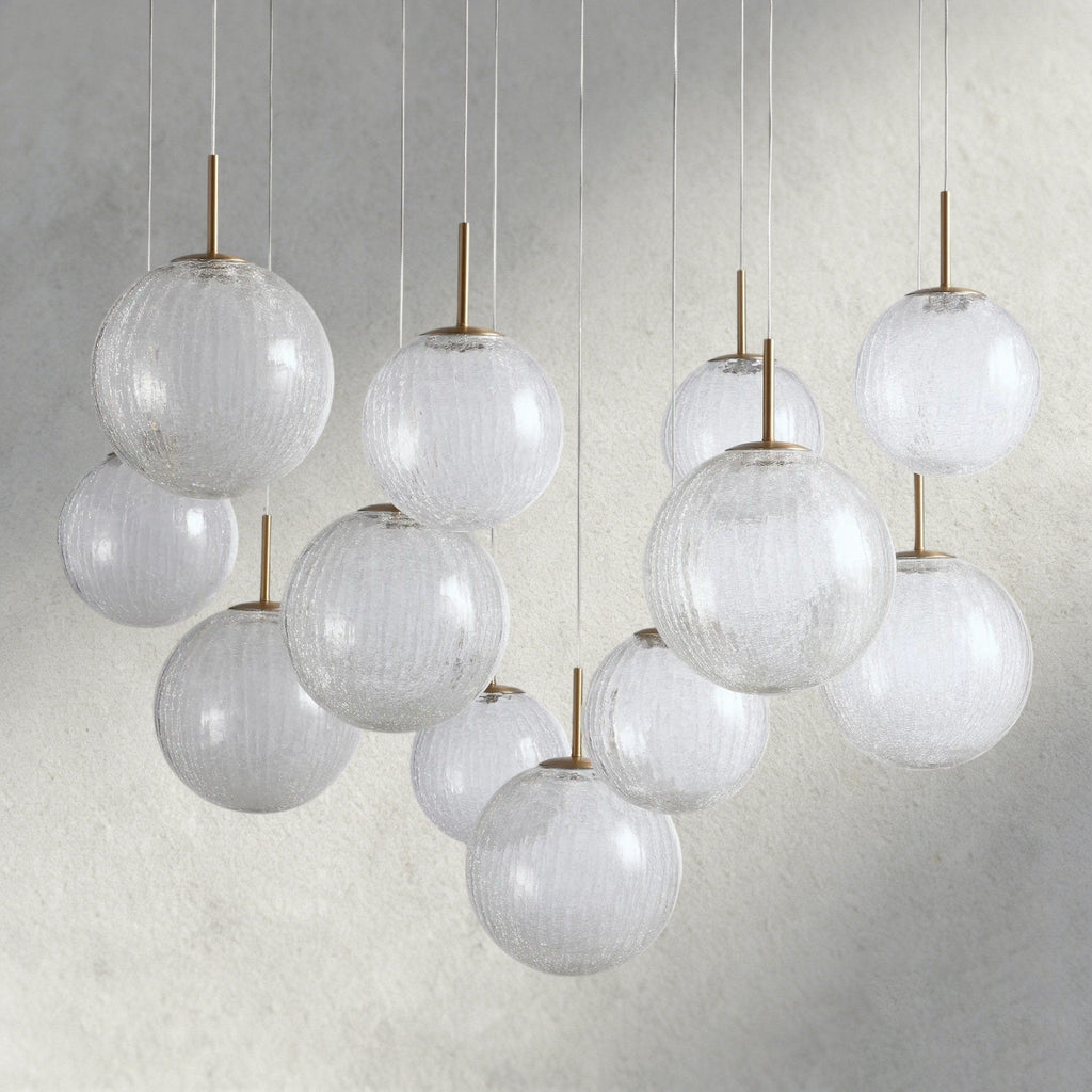 Casen Round Chandelier 20", 28", 34", 43" - Cyran Lamps