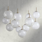 Casen Round Chandelier 20", 28", 34", 43" - Cyran Lamps